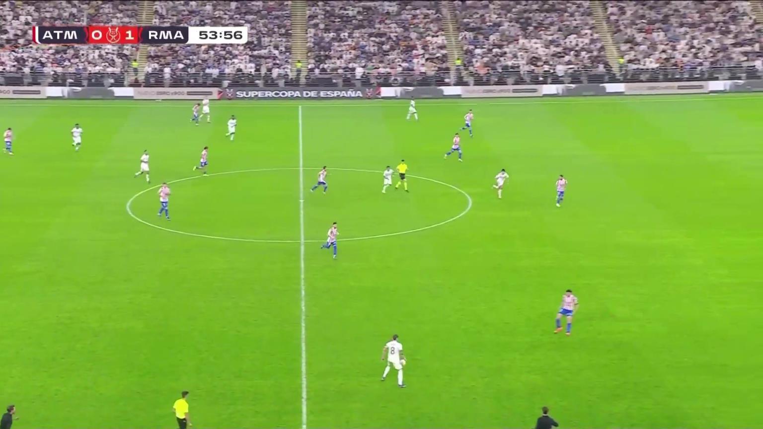 皇马2-0领先马竞！巴尔韦德送助攻，罗德里戈单刀破门