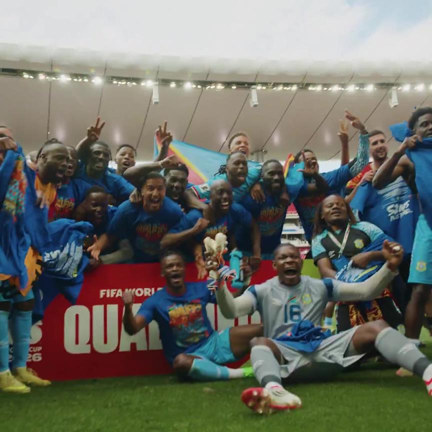 世界杯官方：这就是它的意义所在，刚果民主共和国敢于梦想！